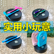  USB night light Mobile power supply Charging treasure fan Three-in-one banknote inspection purple light laser pointer portable