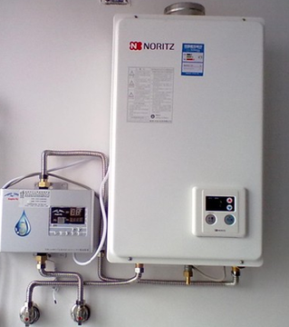 noritz/能率 gq-1650ffa 平衡式 燃气热水器 16升 浴室专用