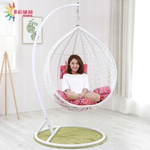 Hang chair dormitory girl bedroom small balcony small flat swing indoor household adult leisure lazy rocking basket chair