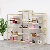 Shoe store shoe rack display rack bag commercial multi-storey floor store shelf childrens shoes clothing shoe display rack aluminum alloy