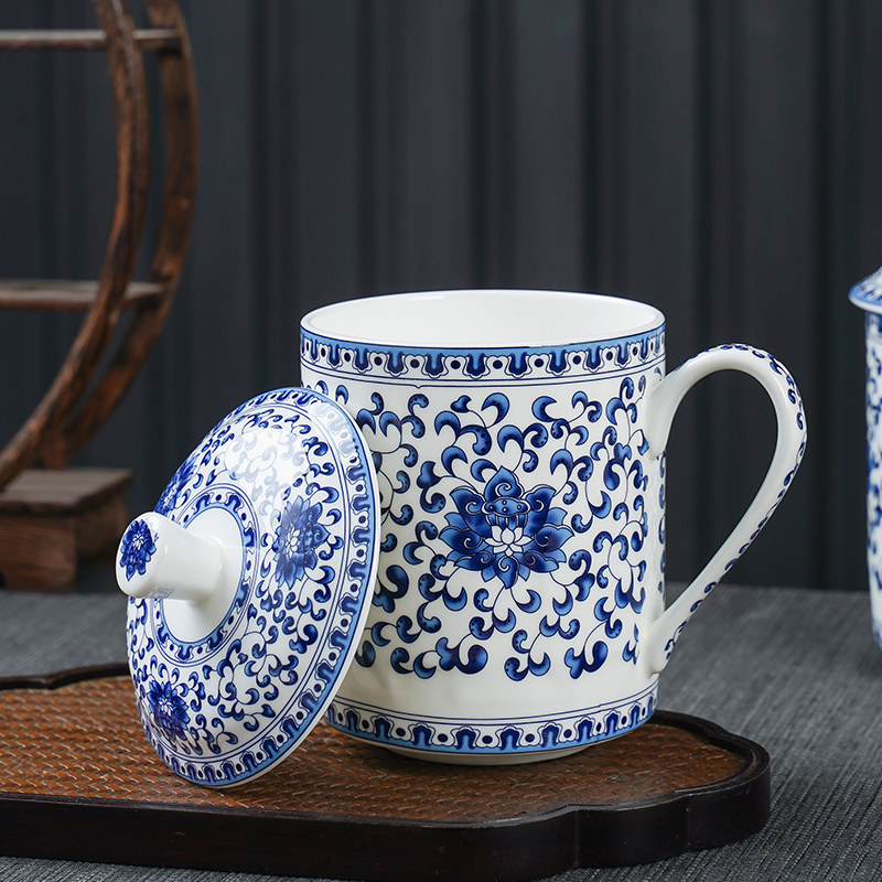 青花缠枝莲陶瓷茶杯-青花缠枝莲陶瓷茶杯促销价格、青花缠枝莲陶瓷茶杯