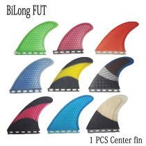 Single Center BiLong FUT Head Surfboard Tail Fin Fiberglass Shortboard Tail Rudder Multi Size Center Fin