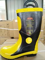 Supply ladle head high temperature resistant flame retardant fire fighting boots rescue and rescue boots Jiangsu Raubao