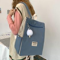 2021 new schoolbag female college students simple ins Japanese backpack summer computer backpack 14 inch 15 6 inch