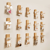 Solid Wood socks display rack hanging wall jewelry display wall clothing shop creative free combination jewelry earring shelf