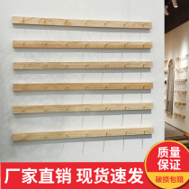 Earrings display rack on the wall socks jewelry clothing shop hanging wall free mesh Red Jewelry earrings earrings shelf