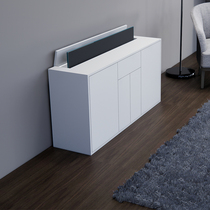 Modern simple intelligent remote control lifting TV cabinet Nordic light luxury integrated can be customized meal living room partition cabinet