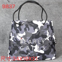 Export Japan-Korea golf PEARLY GATES male ladies composite padded canvas waterproof packet