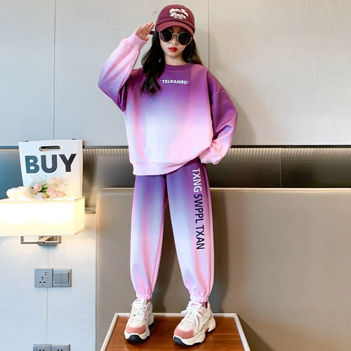 Осенний демисезонный детский комплект, коллекция 2023, в западном стиле, подходит для подростков, популярно в интернете