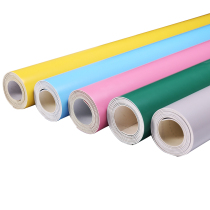 Kindergarten cartoon dance floor glue PVC plastic coil floor leather childrens room early education solid color thick non-slip