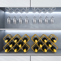 Wine cabinet wine rack display rack ornaments creative wine rack modern light luxury red wine rack wine bottle rack display rack