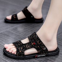Summer trend wearing beach sandals for mens non-slip dual-use sandals and slippers for teenagers driving sports sandals