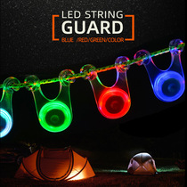 Outdoor camping decoration light led tent rope hanging light backpack bicycle warning tail light silicone camp light flashing light