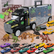 Childrens toy car boy 2021 new alloy car set puzzle big truck boy birthday gift