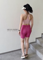 Her Sandra｜Three points exercise shorts fitness yoga running out of the bottom penetration without embarrassment line