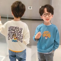 2022 boy cartoon sweatshirt new spring autumn children CUHK child loose undershirt boy autumn clothing blouses