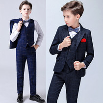 Boy suit suit suit British autumn and winter childrens suit handsome boy dress