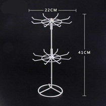 Jewelry adhesive hook display rack rotatable necklace shelf stall jewelry small hanger jewelry display rack storage shelf