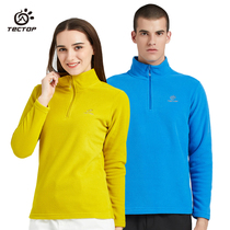 Exploratory outdoor sports fleece men and women Spring and Autumn Winter thick pullover sweater double-sided fleece jacket jacket