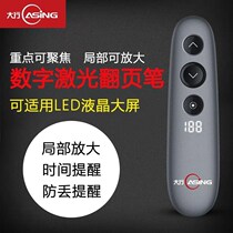 USB wireless PPT page pens spotlight spotlight highlights magnifying demonstrator digital laser projection pen