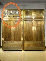 Sichuan Jin Sinan wardrobe small leaflet Zhennan tiger leather top box cabinet tea table sofa Ming Qing furniture