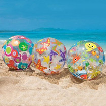 Summer swimming beach inflatable ball Childrens water entertainment water polo transparent beach ball