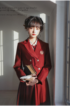 Walnut JK (Ceylon black tea)Original JK uniform Western-style milk skirt suit jacket Missy suit