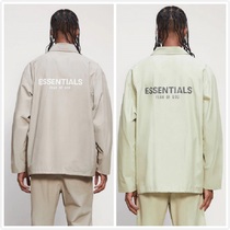 FEAR OF GOD ESSENTIALS FOG COACH JACKET WINDBREAKER NYLON WINDPROOF HIGH STREET OVERLAY JACKET