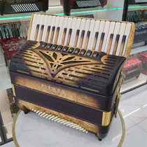 Italy imported four-row spring Fisman solid wood accordion 96 bass echo piano(deposit)