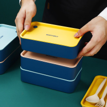 Fresh-keeping box food grade microwave oven lunch box heating special refrigerator office worker with Rice sealed fruit bento box