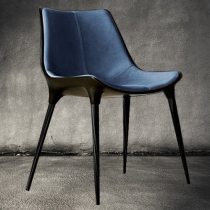  Modern minimalist light luxury living room FRP paint Diana Cassina warm handrail-free casual dining table chair