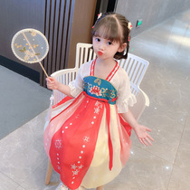 Girl Hanfu Dress Summer Dress Thin Childrens Dress Chinese Style Tang Dress Western Girl Dress Super Xian Dress
