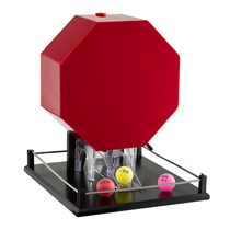 Manual lottery machine lottery machine number box activity promotion touch award Red real color big turntable two-color ball smooth shake New