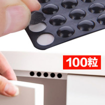 3M Self-Adhesive Wardrobe Cupboard Doors Crashworthy Grain Black Drawers Anti-Bumper Grain Glass Spacer Silenced Mat Silicone Grain