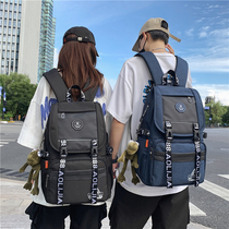 Korean junior high school college student bag male trend ins tide cool backpack female large capacity leisure computer backpack