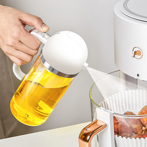 Japan lissa fuel injection bottle air fryer atomized oil spray pot kitchen glass oil pot household leak-proof without hanging oil