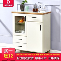 Flute Nordic water dispenser hot and cold high-grade vertical tea bar Machine home automatic water solid wood new tea cabinet