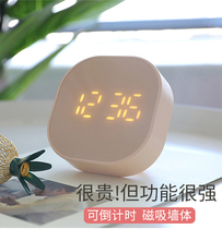 Small alarm clock student bed head children simple Nordic style electronic high volume dormitory intelligent multi-function timing