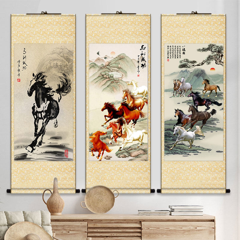徐悲鸿八骏图挂画-徐悲鸿八骏图挂画促销价格、徐悲鸿八骏图挂画品牌- 淘宝
