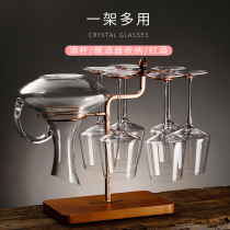 Creative Crystal padded wine wine decanter glass goblet European luxury wine set