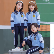 Kindergarten garden clothes spring and autumn clothes autumn and winter clothes three sets autumn first grade childrens class clothes set primary school uniforms