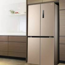Midea 468 frequency conversion refrigerator 4 four-door household energy-saving air-cooled frost-free cross pair double-door smart home appliances