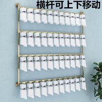 Socks accessories mobile phone floor display rack selling small goods Accessories Wall earrings grid adhesive hook shelf