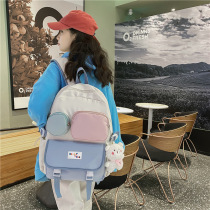 Mommy Bag 2022 New Backpack Large Capacity Double Shoulder Student Bag Baby Bag Light Multifunction Outgoing Single Bag
