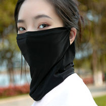 Sunscreen camouflage headscarf summer ice silk dust neck cover cycling bicycle hanging ear pullover travel scarf scarf