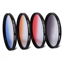 Jumeirah gradient mirror gray Orange Micro SLR 52 55 58 62 67 72 77 82mm filters