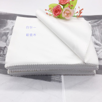 White needle one microfiber glasses cloth custom wipe clean without hair loss Jewelry wipes custom shop name