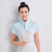 Summer New Colorful Cotton High Collar Protection Shoulders Middle Aged Warm Cervical Spine Male And Female Air Conditioning Room Kshoulder Postnatal Little Vest
