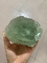 Green fluorite Green fluorite natural mineral crystal ore specimen original stone strange stone ornaments teaching specimen