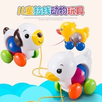 Childrens toys 06-12 months baby 1-2-3 years old educational toddler toy drawstring toy with Rattle